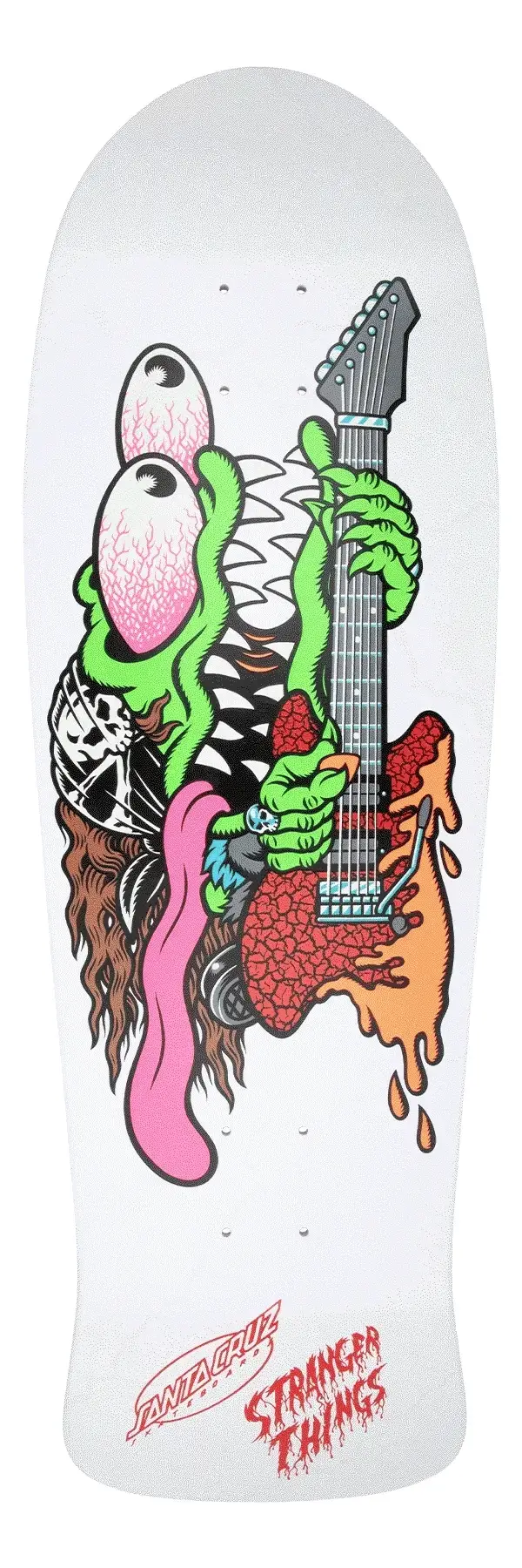 Deck Skateboard SANTA CRUZ x STRANGER THINGS MEEK SLASHER EDDIE REVEAL 10.1 X 31.13