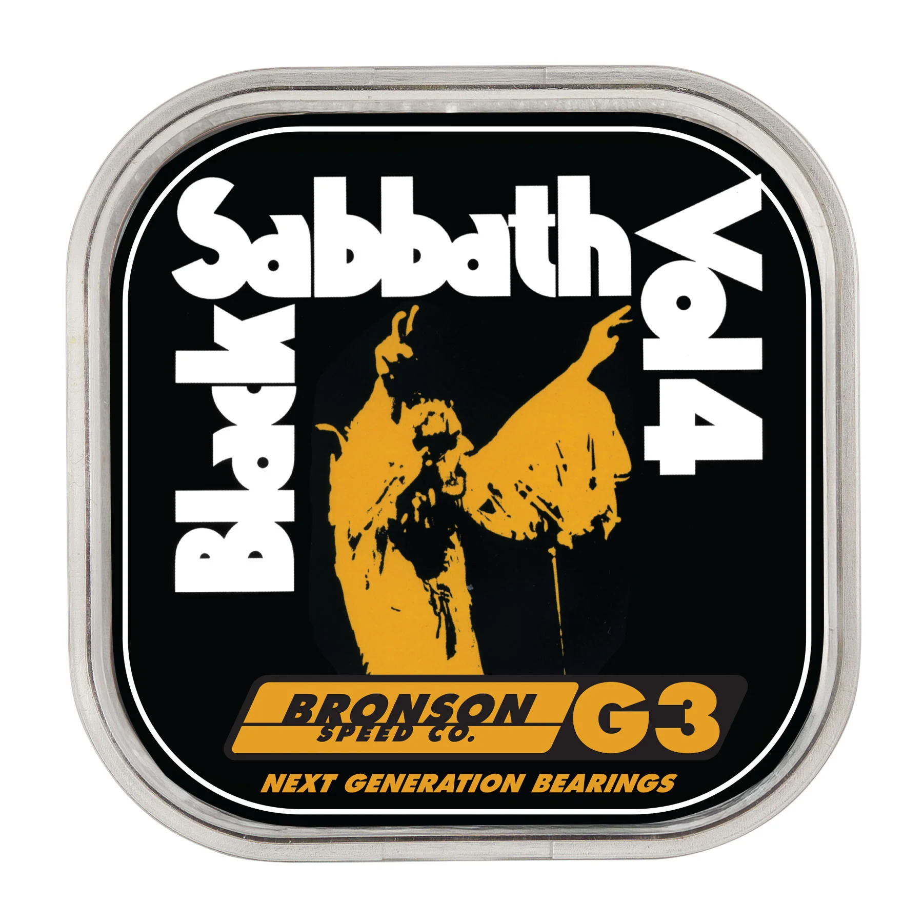 Bronson Speed Co. G3 Black Sabbath — Roulements Skateboard Édition Limitée