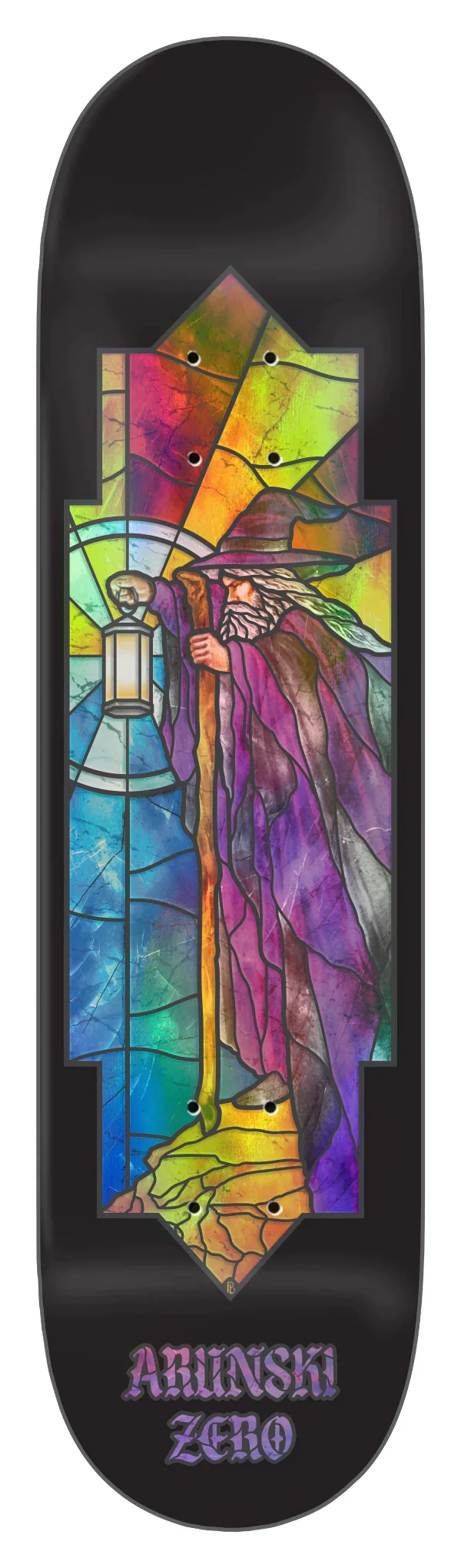 ZERO DECK STAINED GLASS R7 ARUNSKI 8.5 X 32.3 WB 14.5