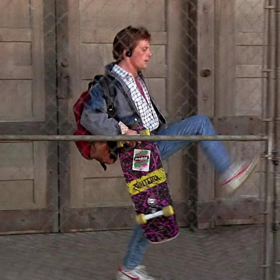 MADRID X RETOUR VERS LE FUTUR SKATEBOARD VALTERRA