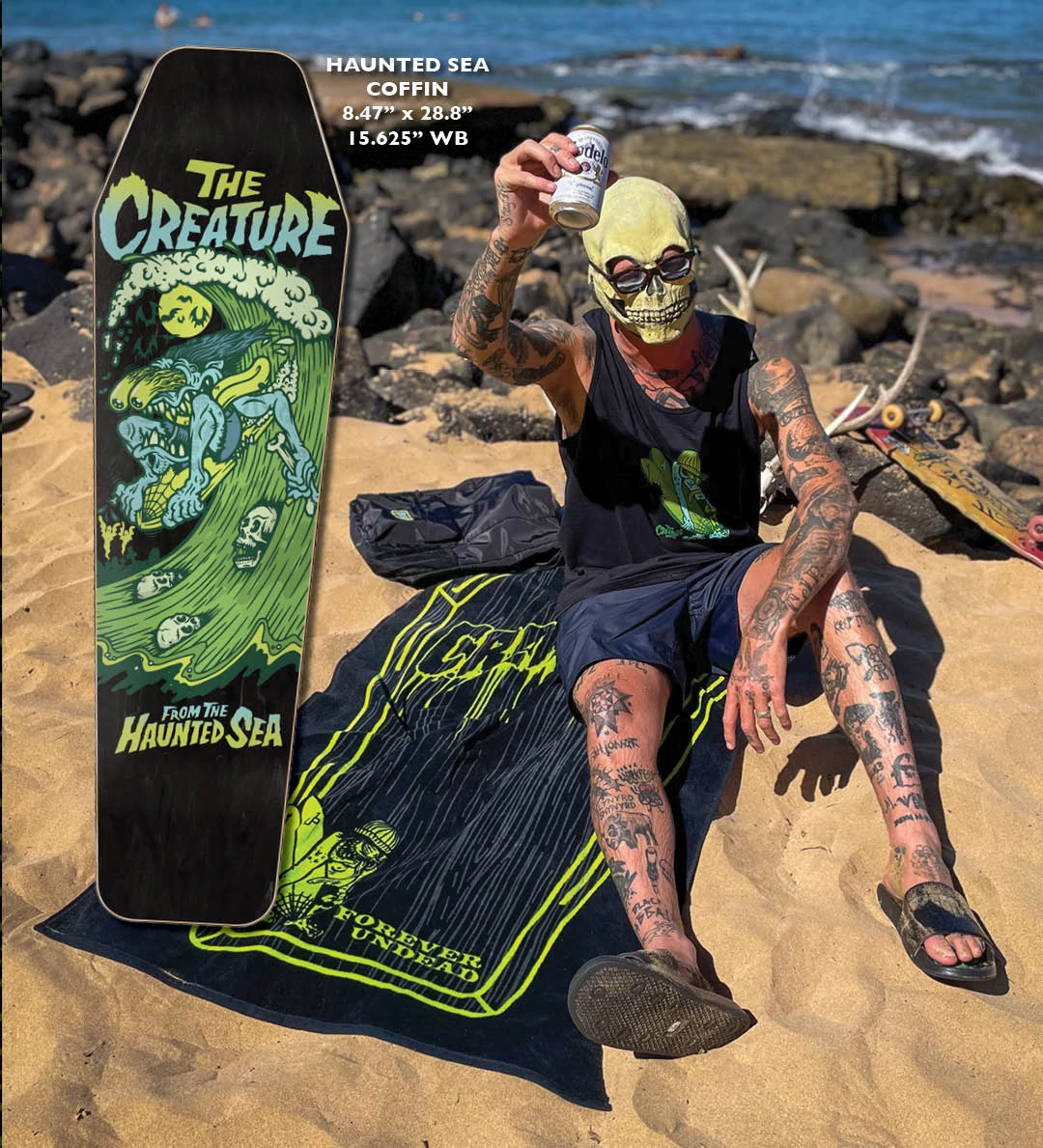 DECK HAUNTED SEA 8.47 X 28.8