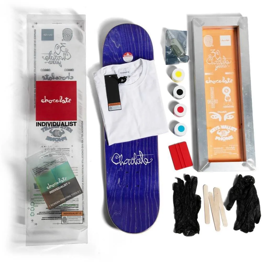 Chocolate Individualist Screen Kit – Kit de sérigraphie skateboard & t-shirt DIY