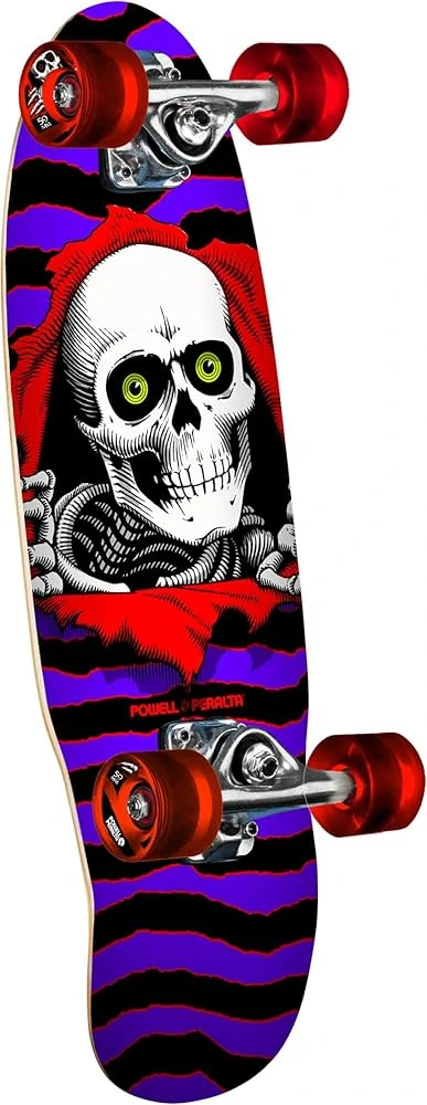 POWELL COMPLETE CRUISER RIPPER MINI PURPLE RED 7.5 X 24