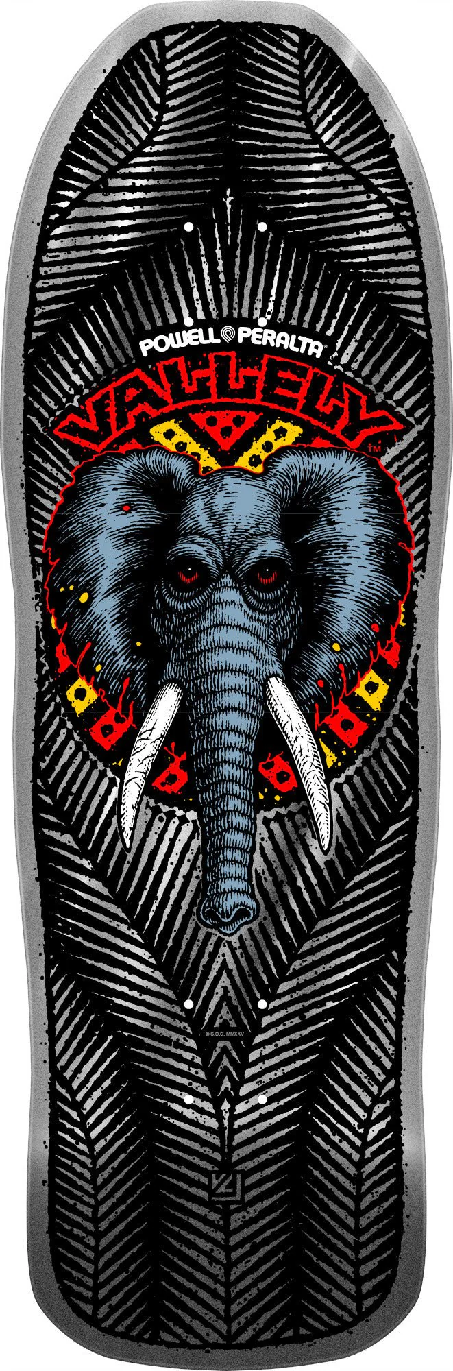 DECK REISSUE VALLELY ELEPHANT SILVER 9.8 X 30