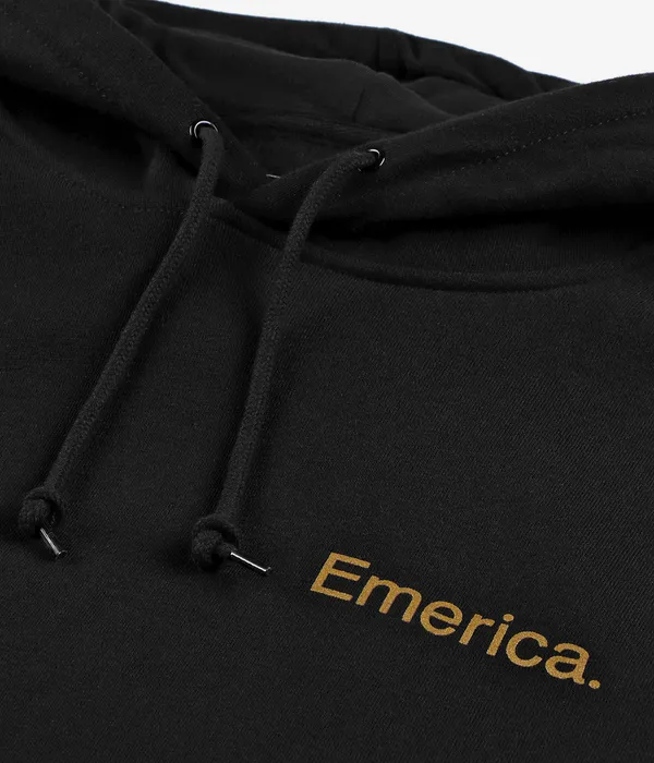EMERICA LOCKUP HOODIE BLACK GOLD