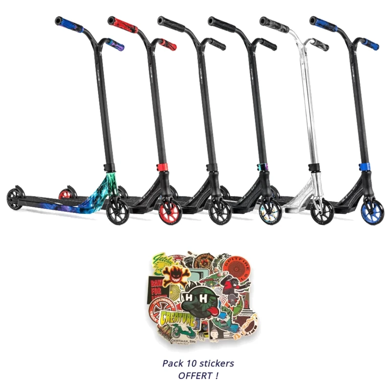 Trottinette freestyle Ethic Erawan V2 – Ultra légère et performante