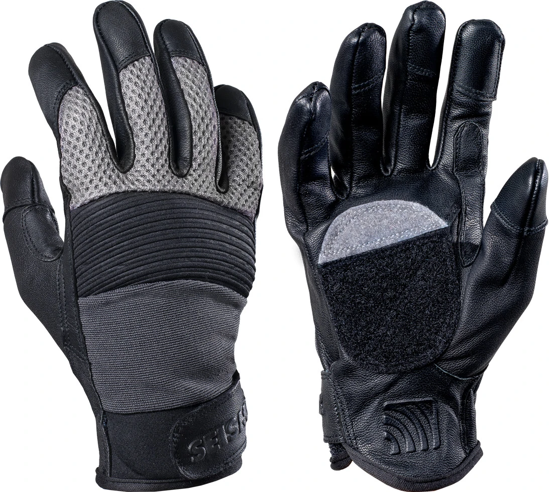 Gants Longboard Seismic Freeride Black/Gray Full