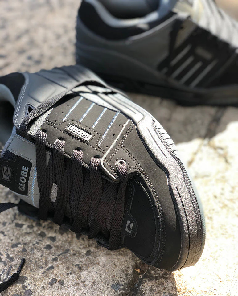 GLOBE Fusion Black/Night – Chaussures skate noires