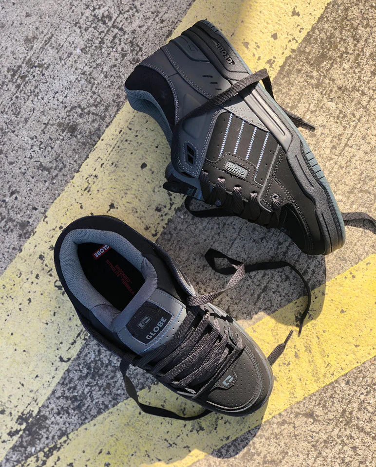 GLOBE Fusion Black/Night – Chaussures skate noires