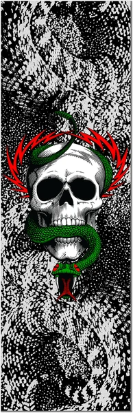 GRIP PLAQUE MC GILL SKULL CLEAR 10.5 X 33