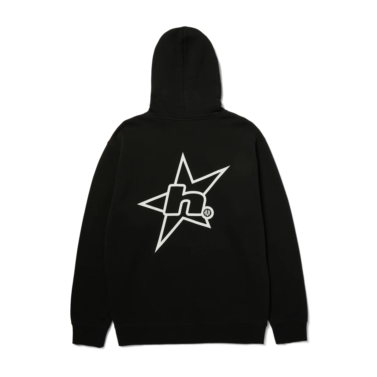 HUF Hoody H Star Black – Sweat à capuche logo étoile
