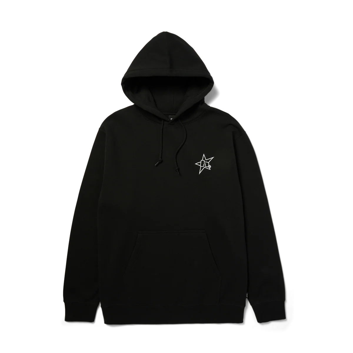 HUF Hoody H Star Black – Sweat à capuche logo étoile