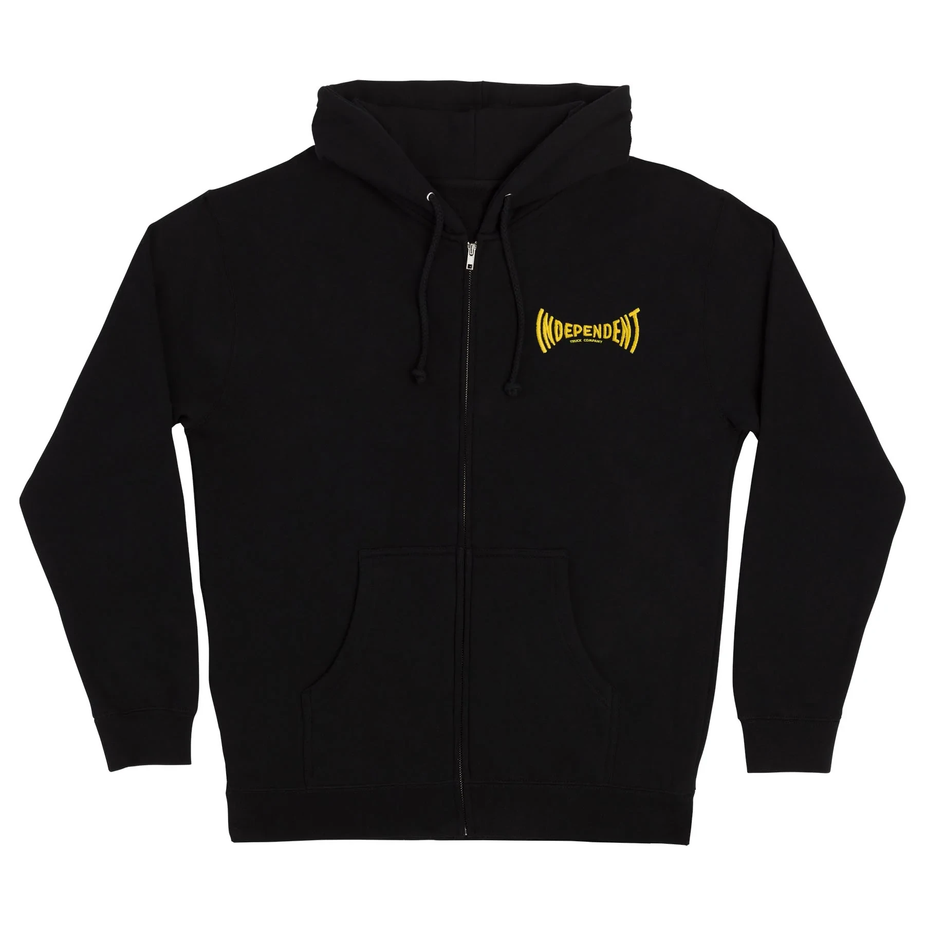 Hoodie Independent Span Zip Black – Classique et stylé