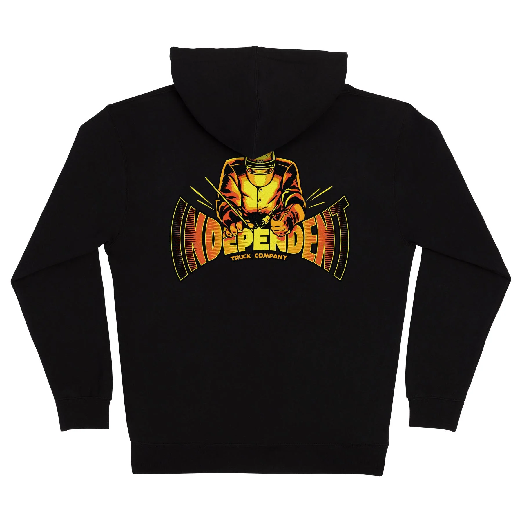 Hoodie Independent Span Zip Black – Classique et stylé
