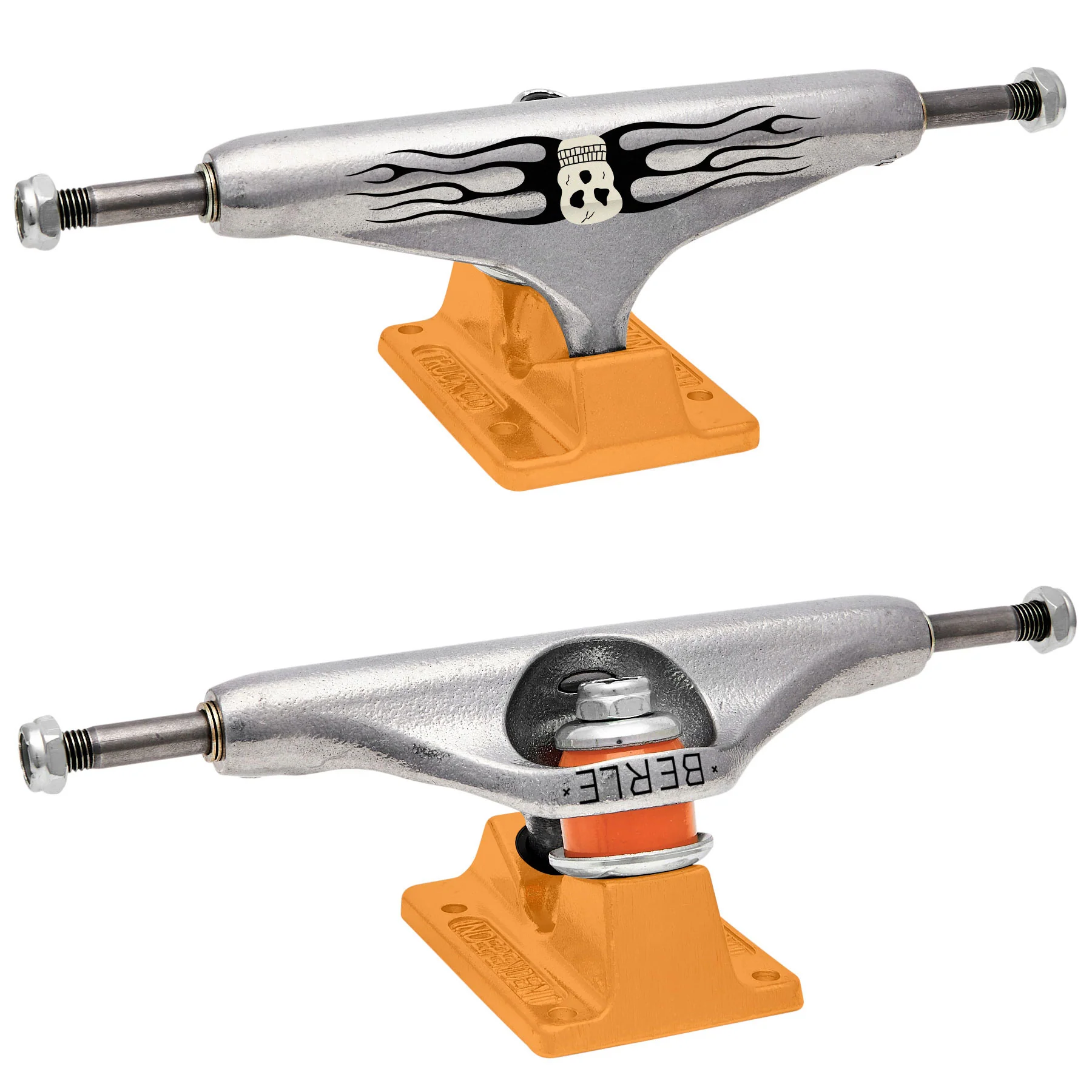 TRUCK PRO 149 ELIJAH BERLE SKULL SILVER ORANGE