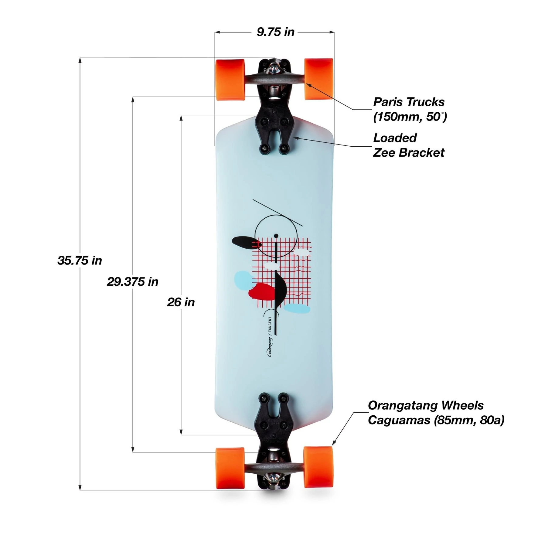 Loaded Tangent Caguama Longboard Complet