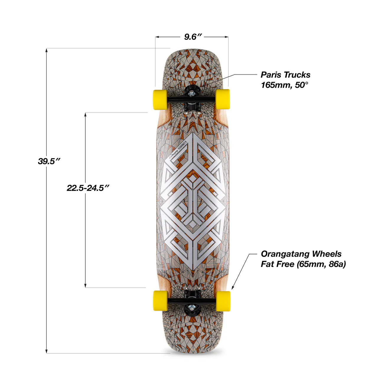 Loaded Tesseract II Chroma longboard Complet