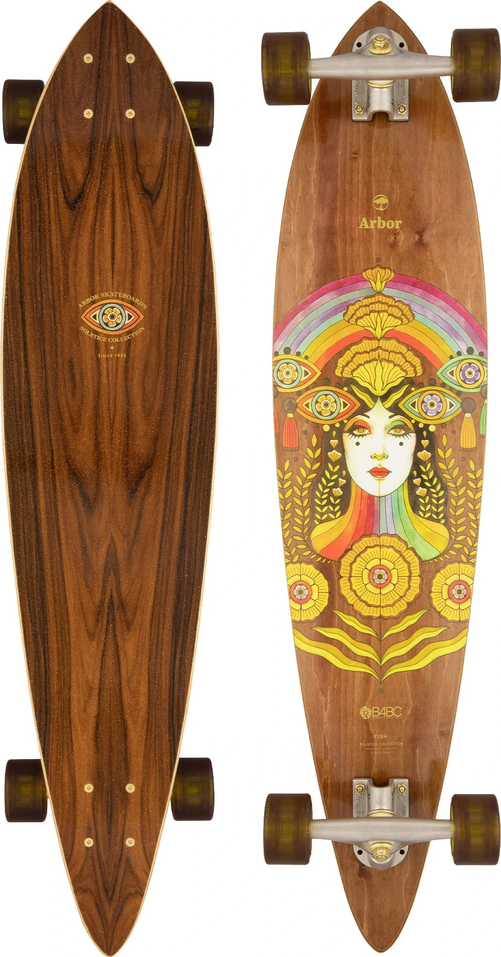 Longboard Arbor Solstice B4BC Fish 37" – Cruiser polyvalent