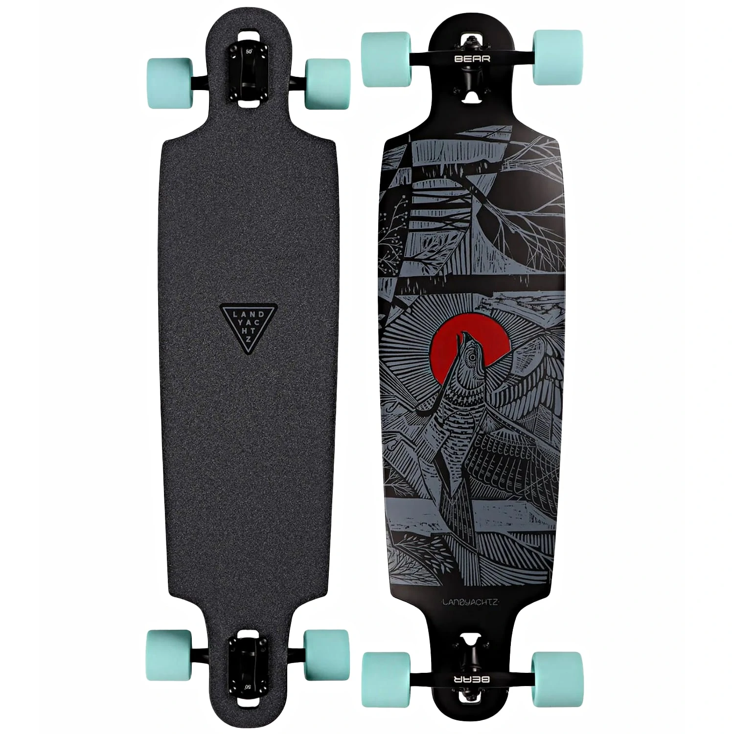 Longboard Landyachtz Drop Cat 38 Seeker Black 38.6" x 9.9"