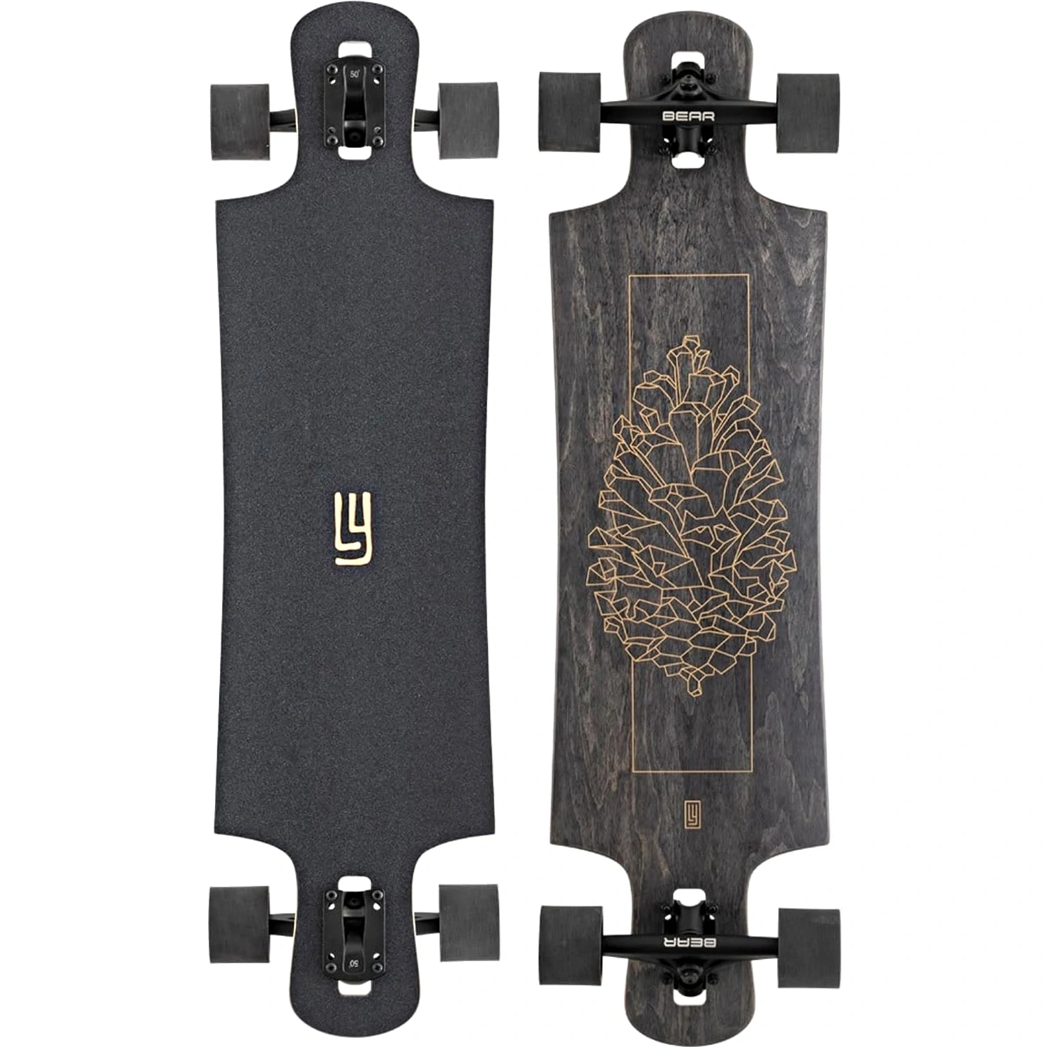 Longboard Landyachtz Drop Hammer Black Pinecone 36.5"