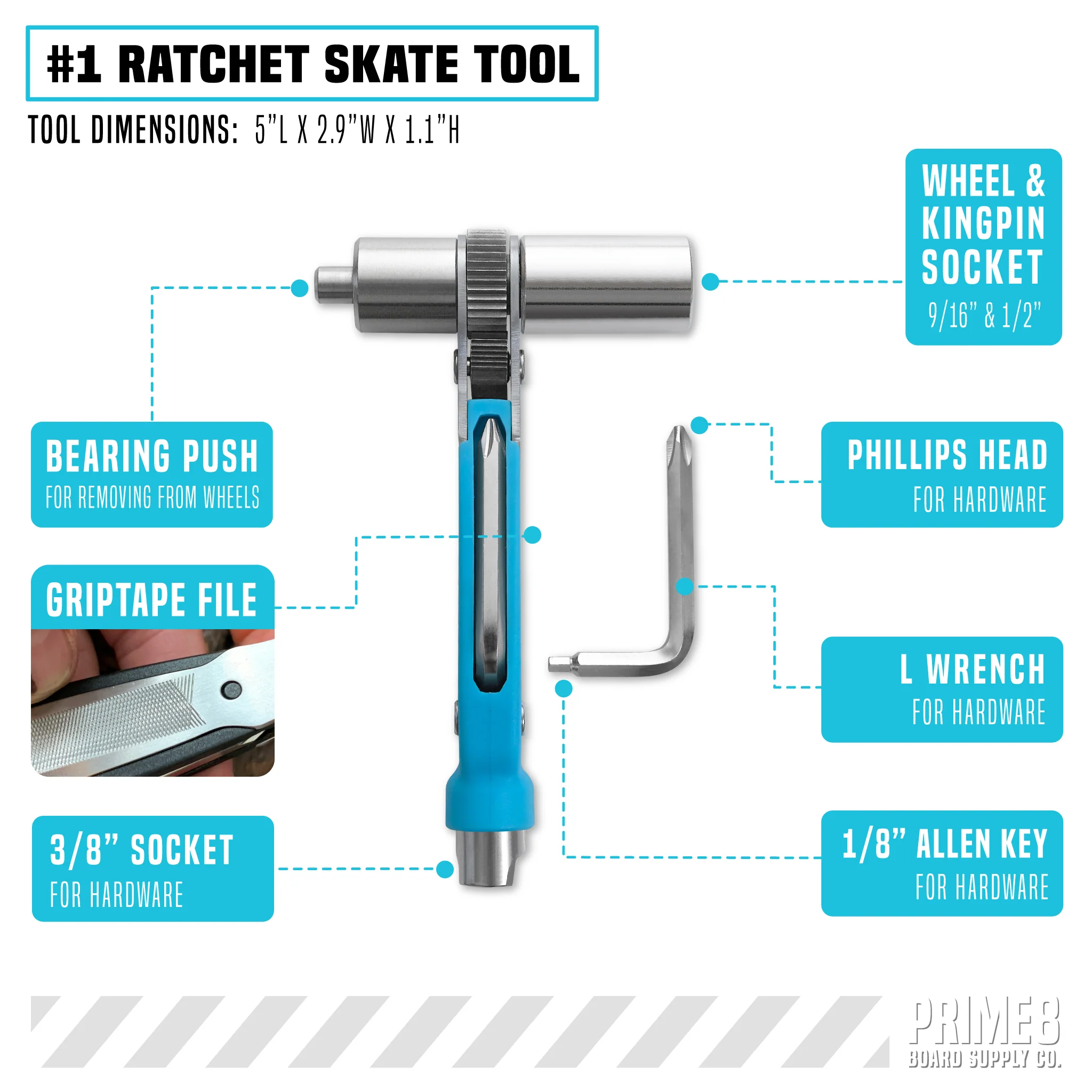 TOOL RATCHET BLACK