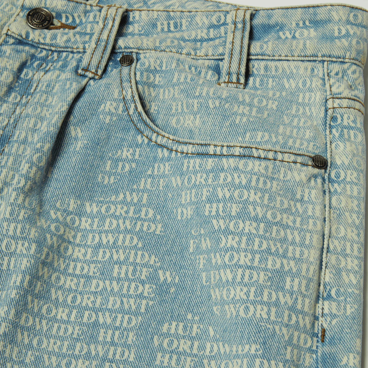 HUF Pant Cromer Ceremony Blue – Pantalon urbain et confortable
