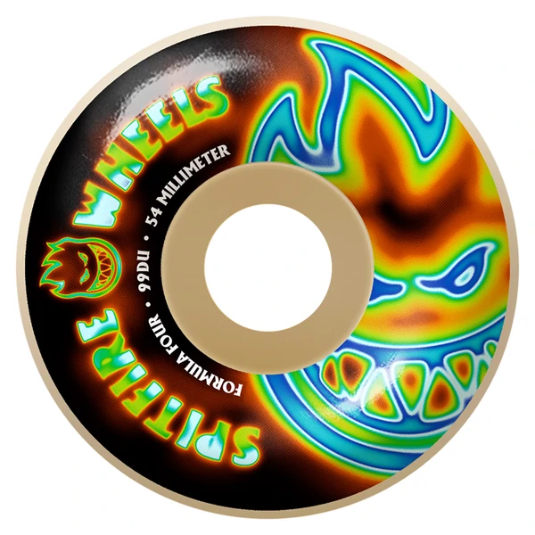 Roues SPITFIRE F4 54mm 99D Bighead Radioactive