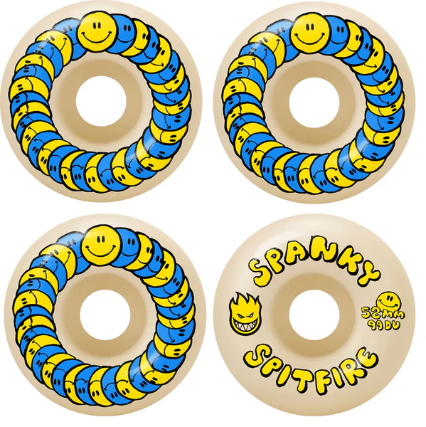 WHEELS (JEU DE 4) 52MM F4 99 CLASSIC SPANKY HAPPY