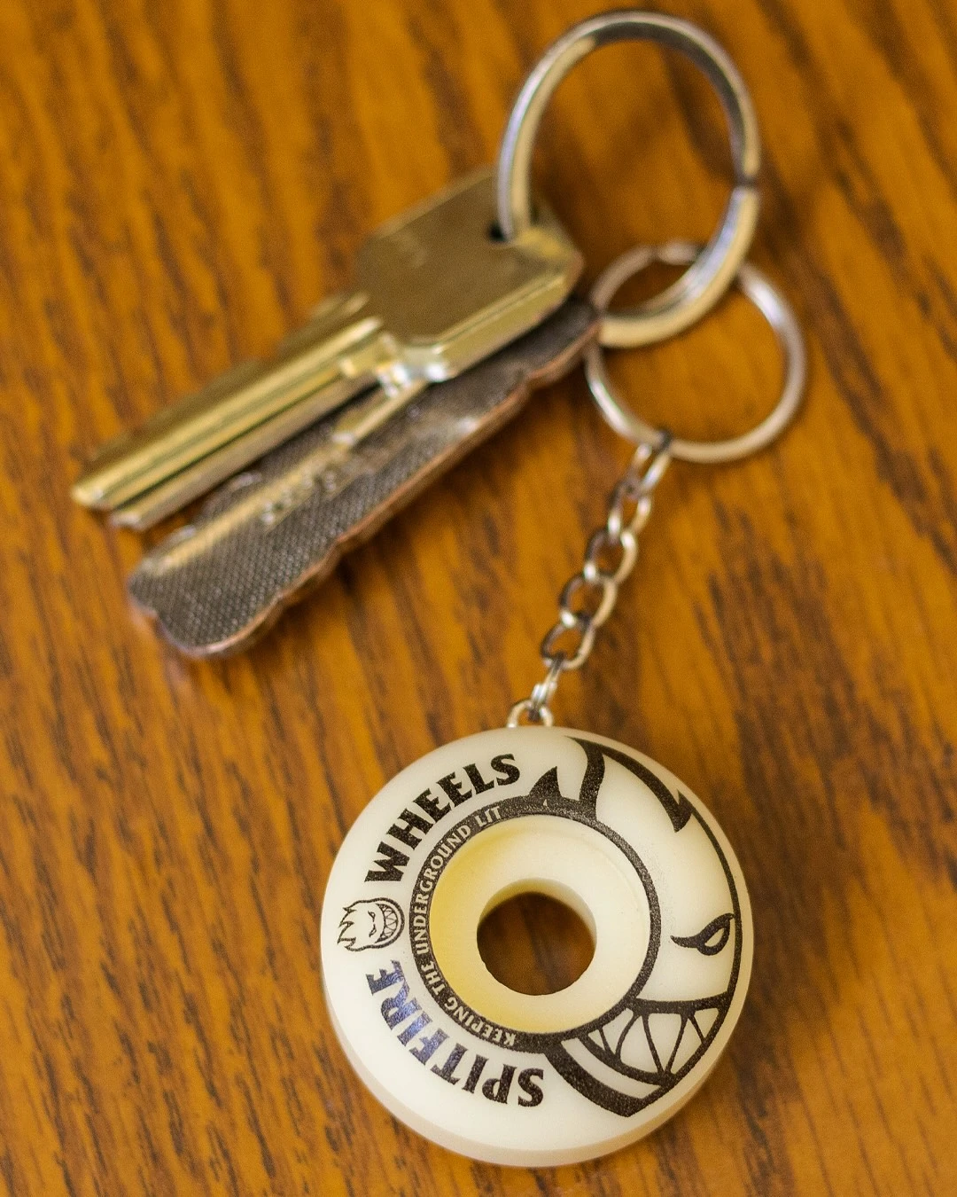 KEYCHAIN WHEELS NATURAL
