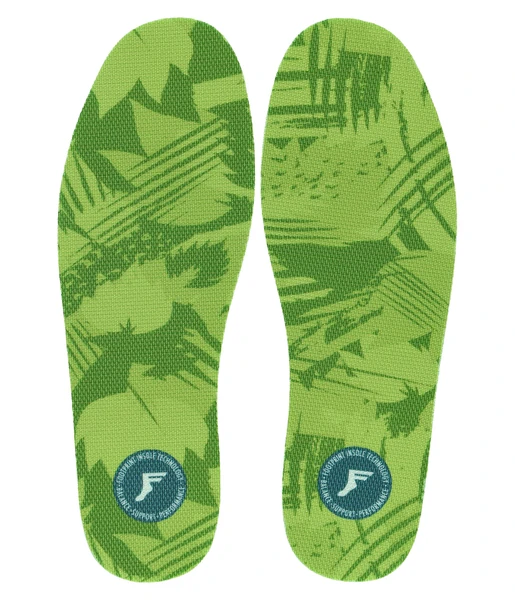 FOOTPRINT – Semelles Flat 3mm Green Camo confort & impact