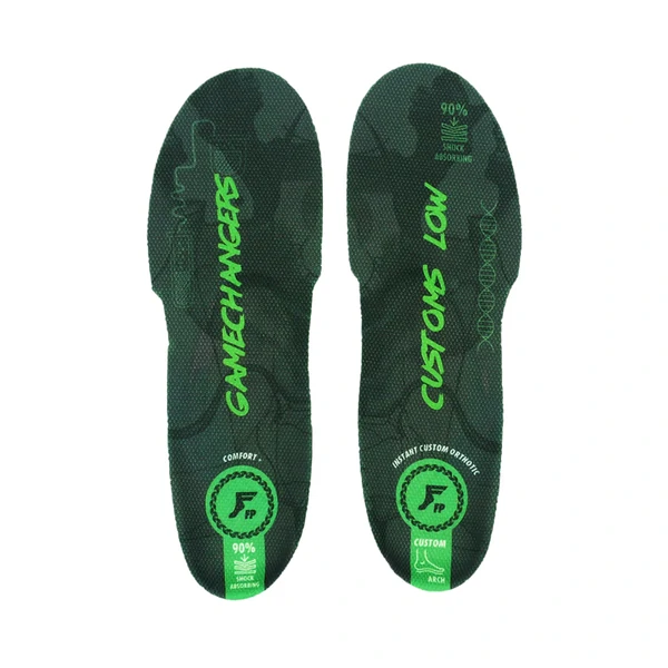 FOOTPRINT – Gamechangers Lo Black Camo Green semelles