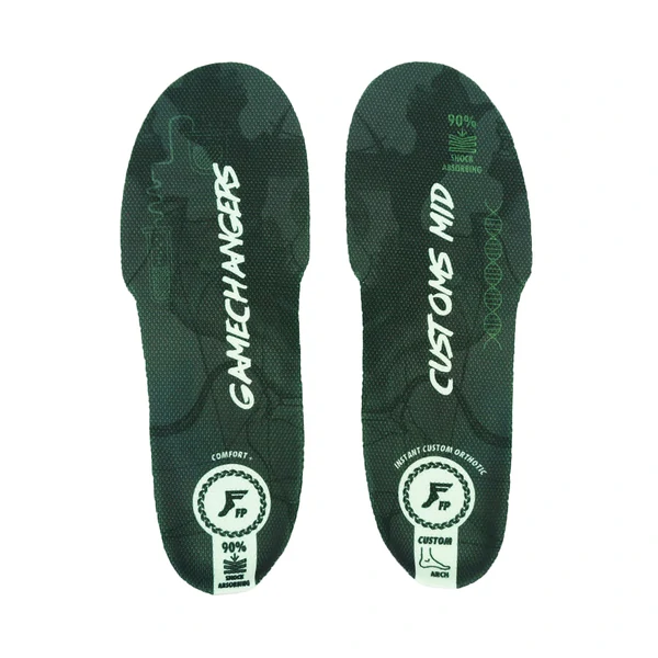 FOOTPRINT – Gamechangers Mid Black Camo White semelles