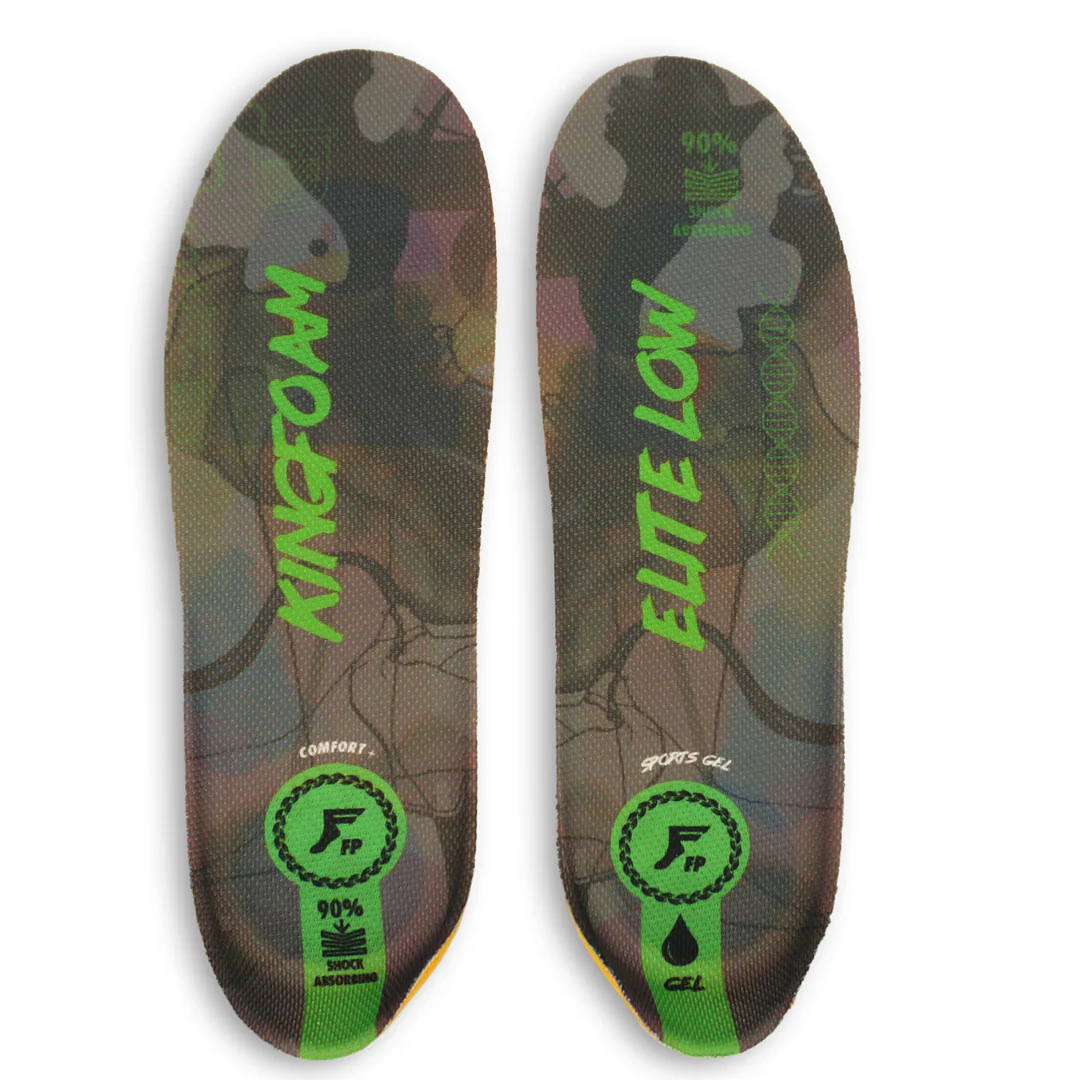 FOOTPRINT – Kingfoam Elite Low Black Camo Green semelles