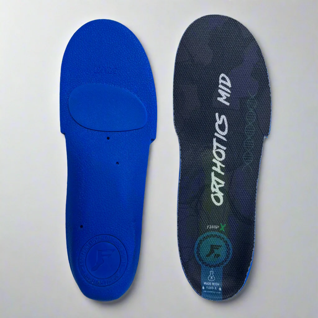 FOOTPRINT – Kingfoam Orthotic FluidX Black Camo White semelles