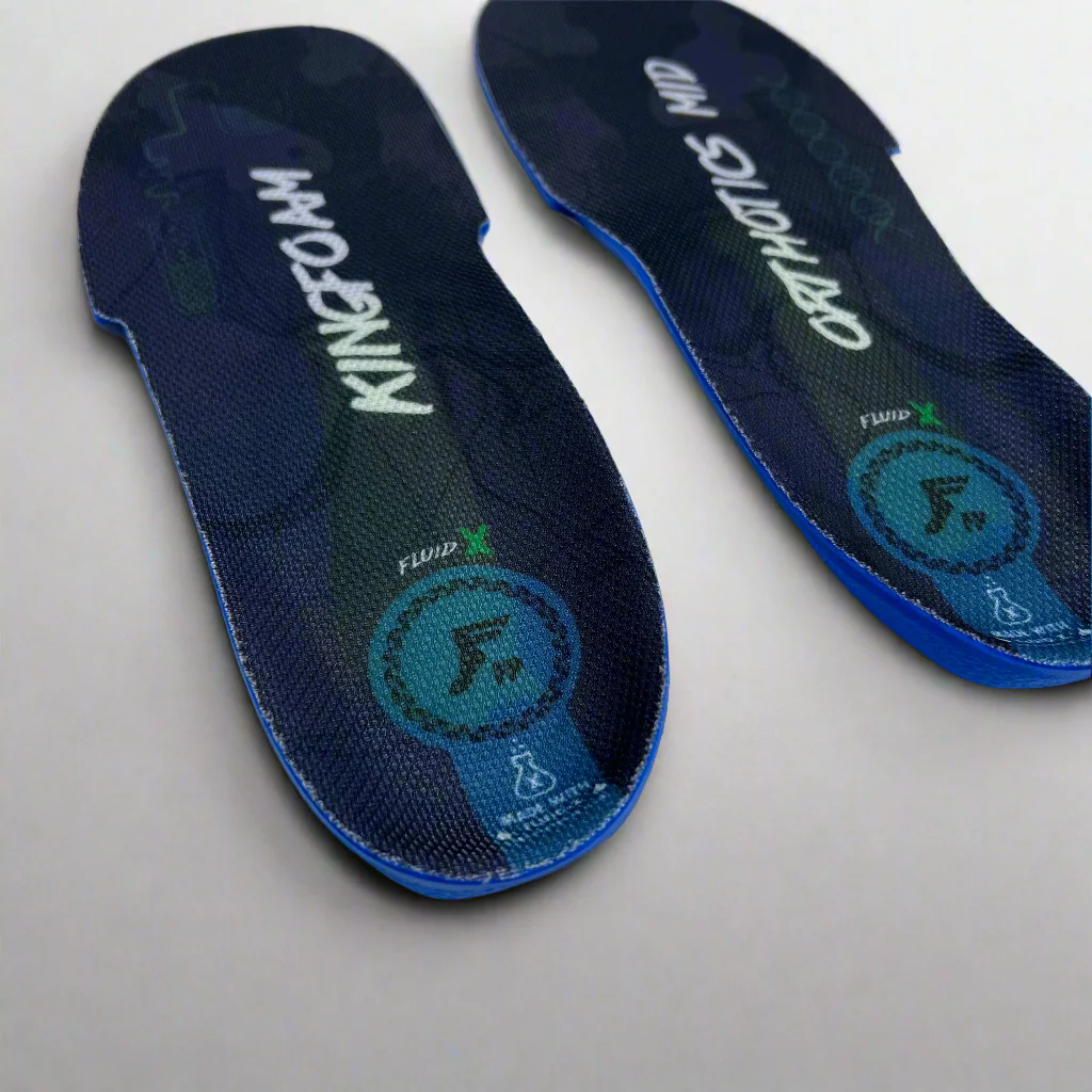 FOOTPRINT – Kingfoam Orthotic FluidX Black Camo White semelles