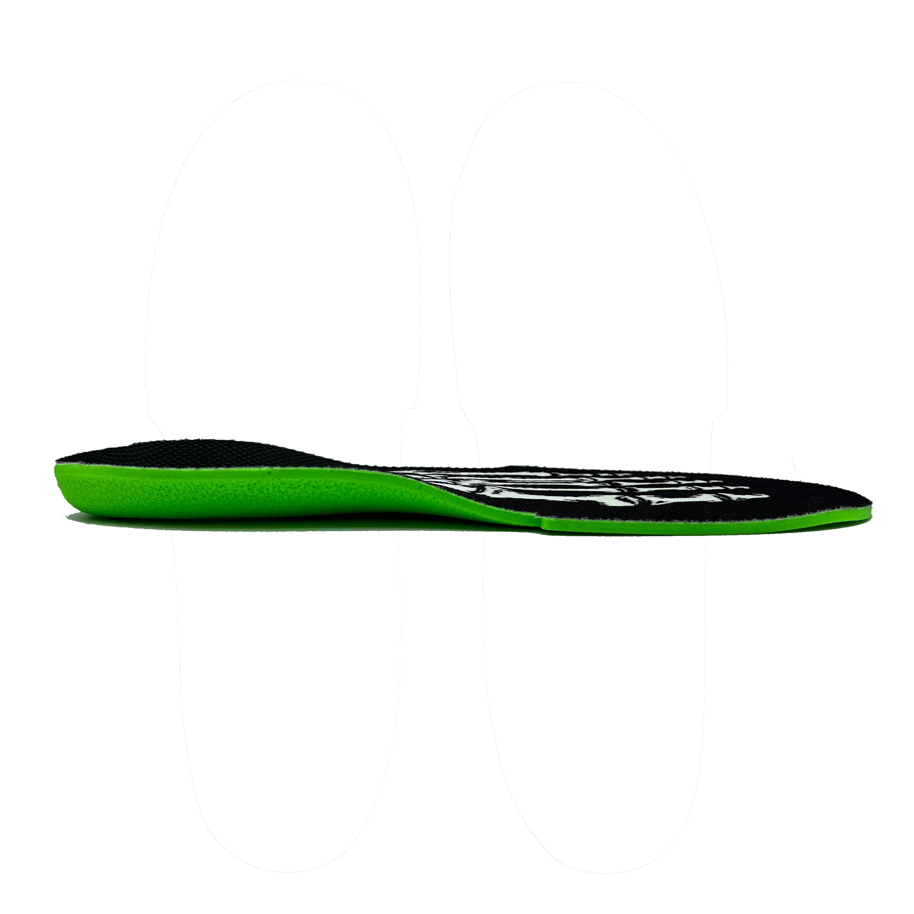 FOOTPRINT – Kingfoam Orthotic FluidX Skeleton Black semelles