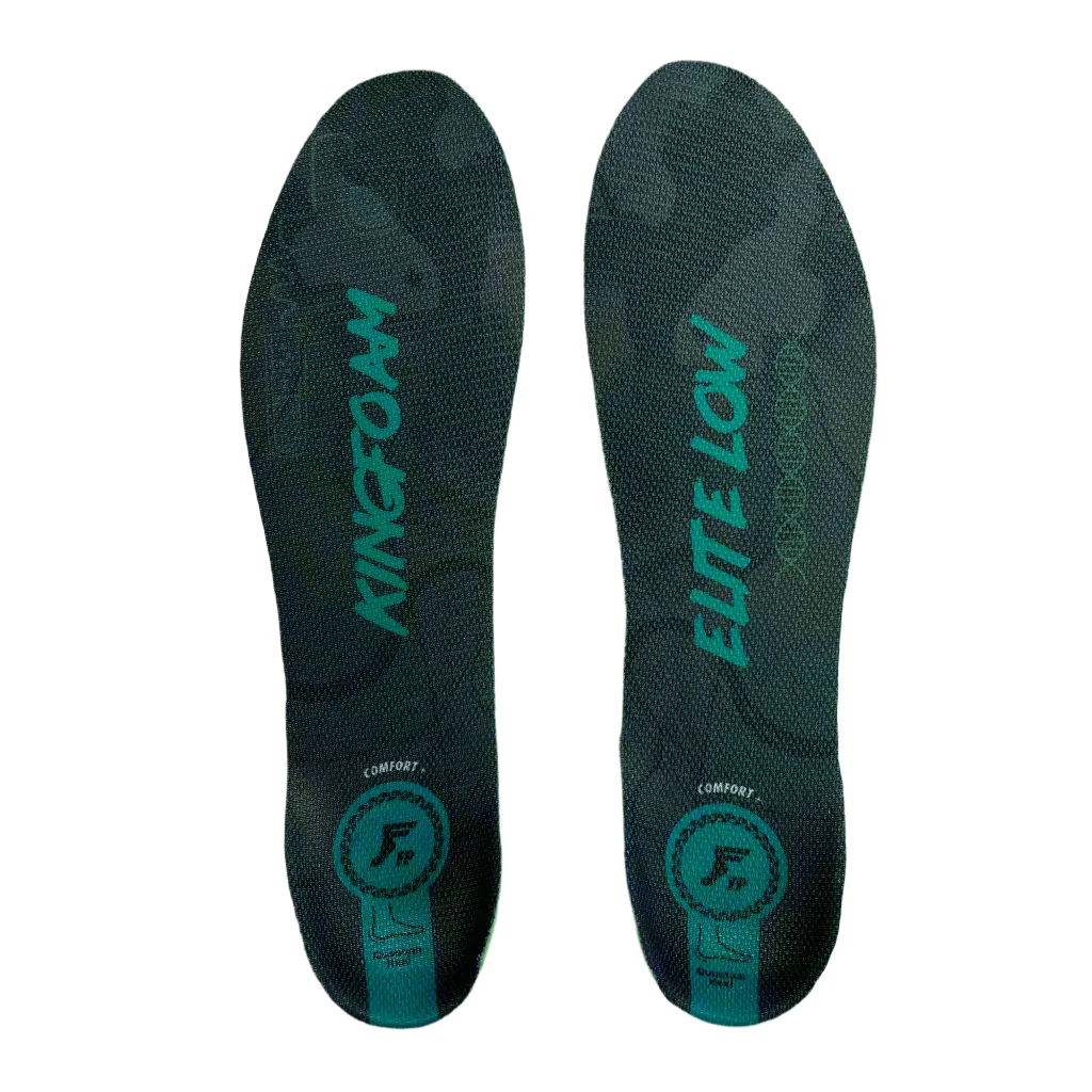 FOOTPRINT – Kingfoam Quantum Heel Lo Black Camo Green