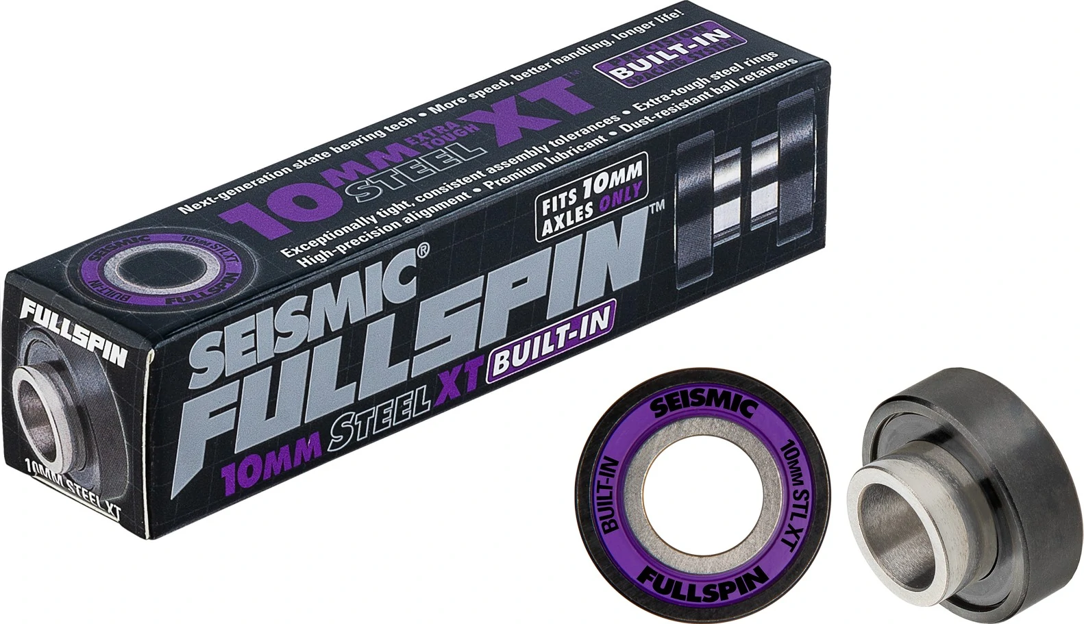 Seismic Fullspin 10mm Steel XT Built-In – Solides & précis