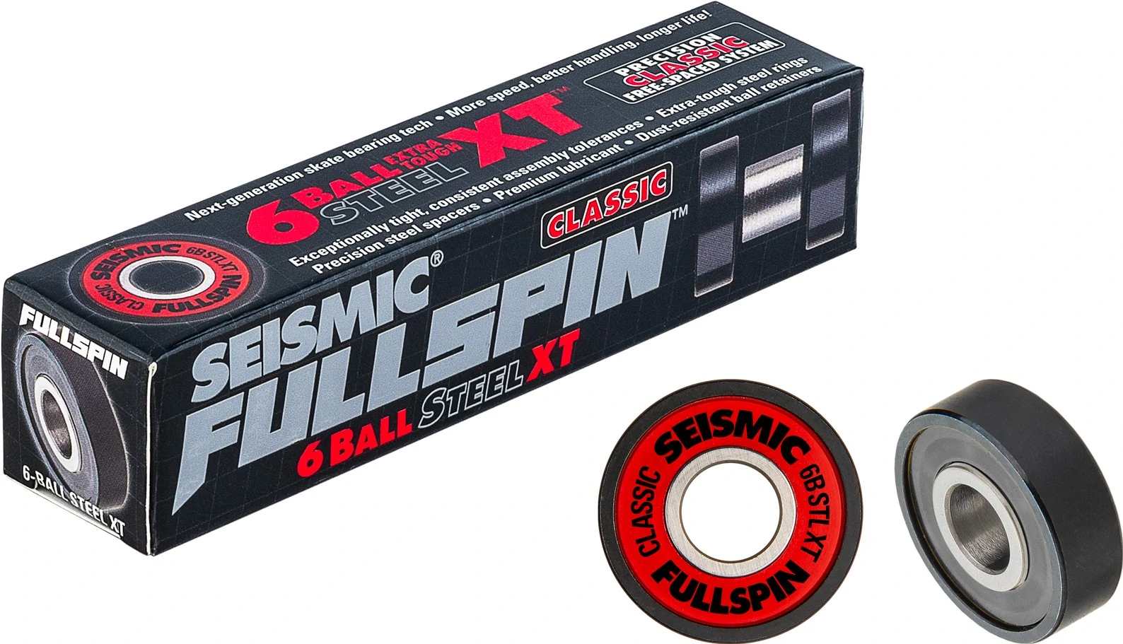 Seismic Fullspin XT Steel 6-Ball – Rapide & Robuste