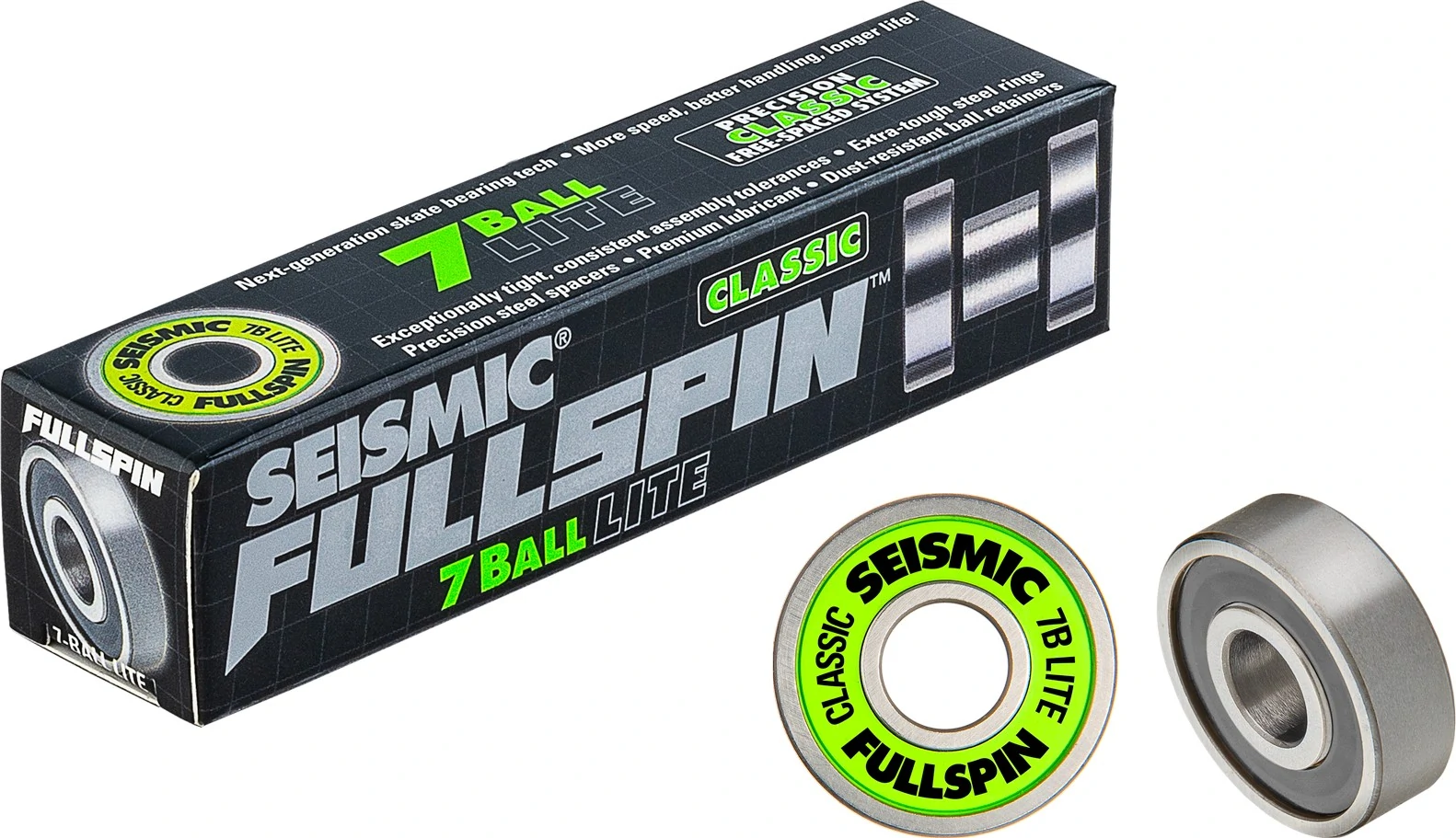 Seismic Fullspin 7-Ball Lite – Roulements fluides & légers