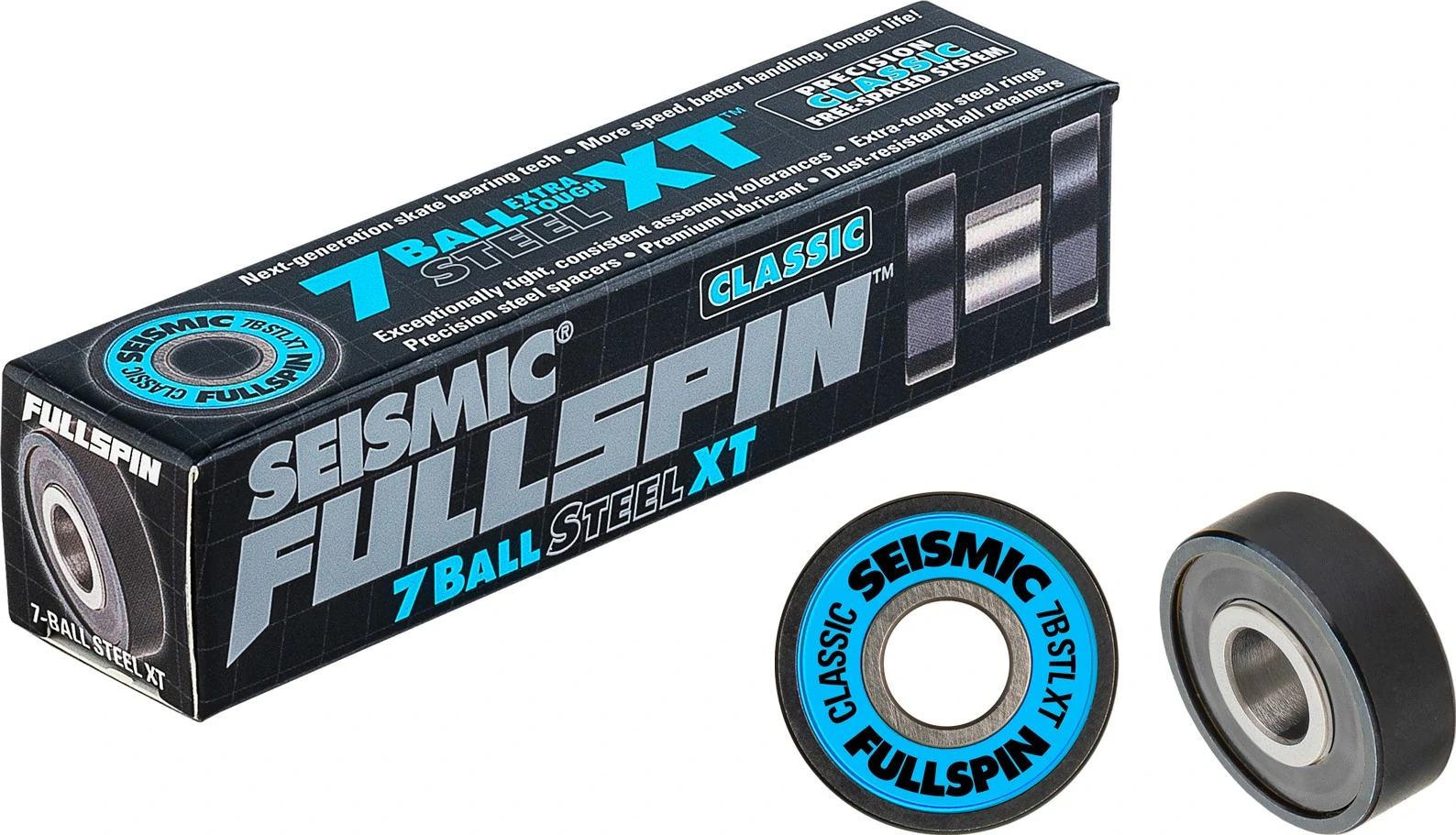Seismic Fullspin XT 7-Ball Steel – Fluidité et puissance