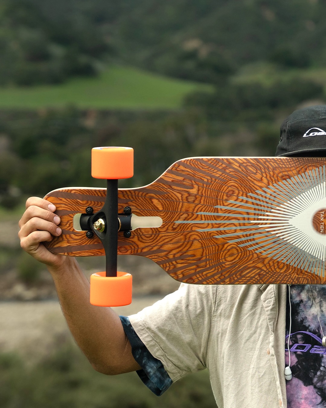 Plateau Loaded Tan Tien Prism 39" Drop Through | N4 Skateshop