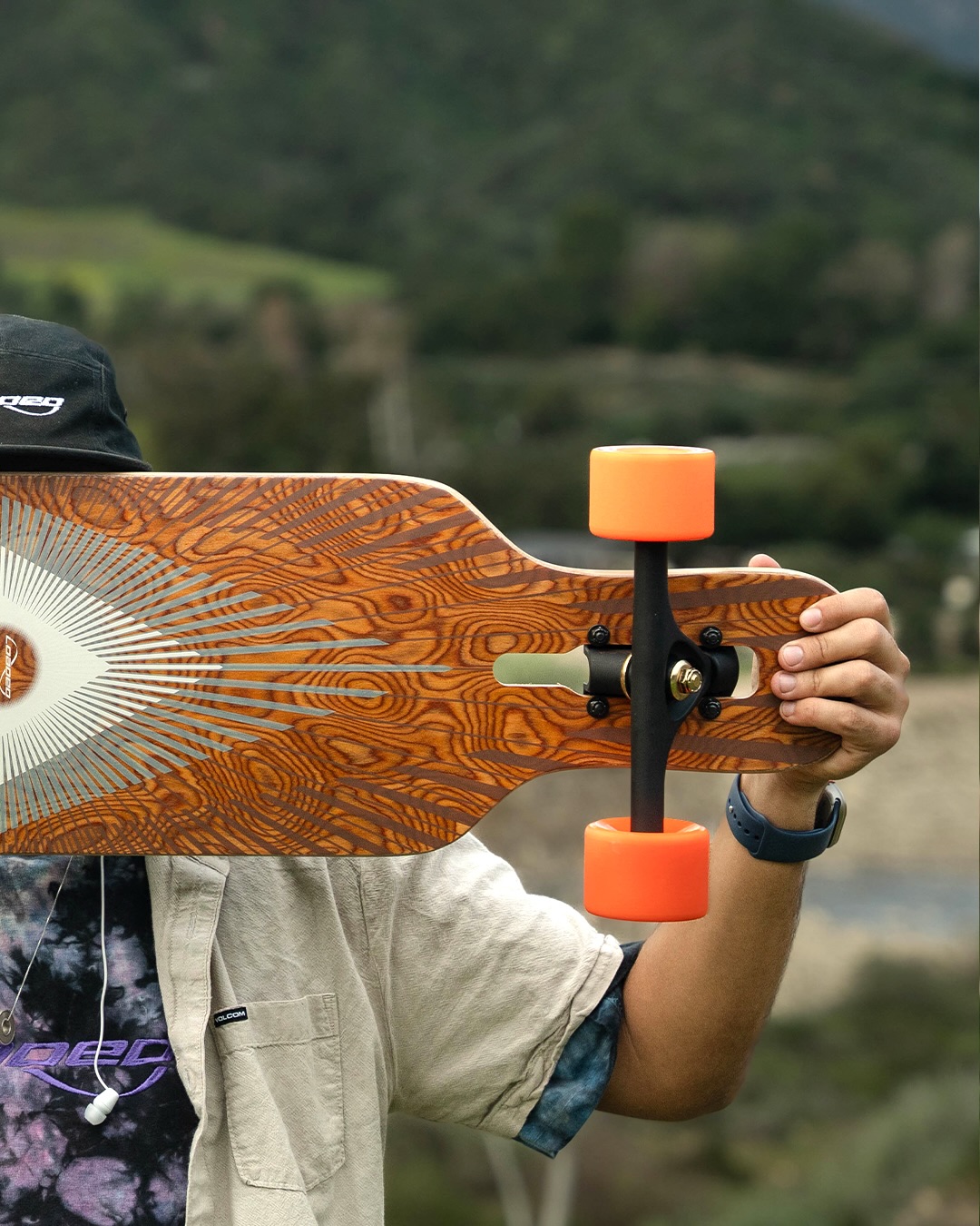 Longboard Loaded Tan Tien Prism 39" Drop Through Complet | N4