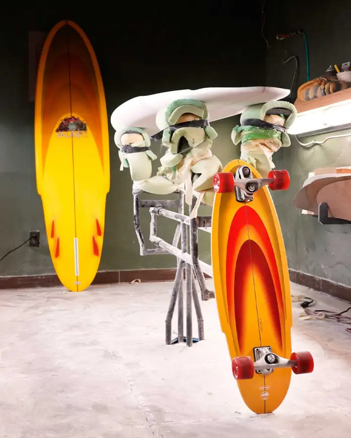 Surfskate Arbor C7 Jordan Brazie 32.5" Yellow/Red