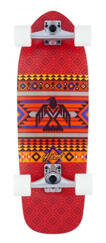 Surfskate D-STREET Aztec Baja 29" – Ultra compact & stylé