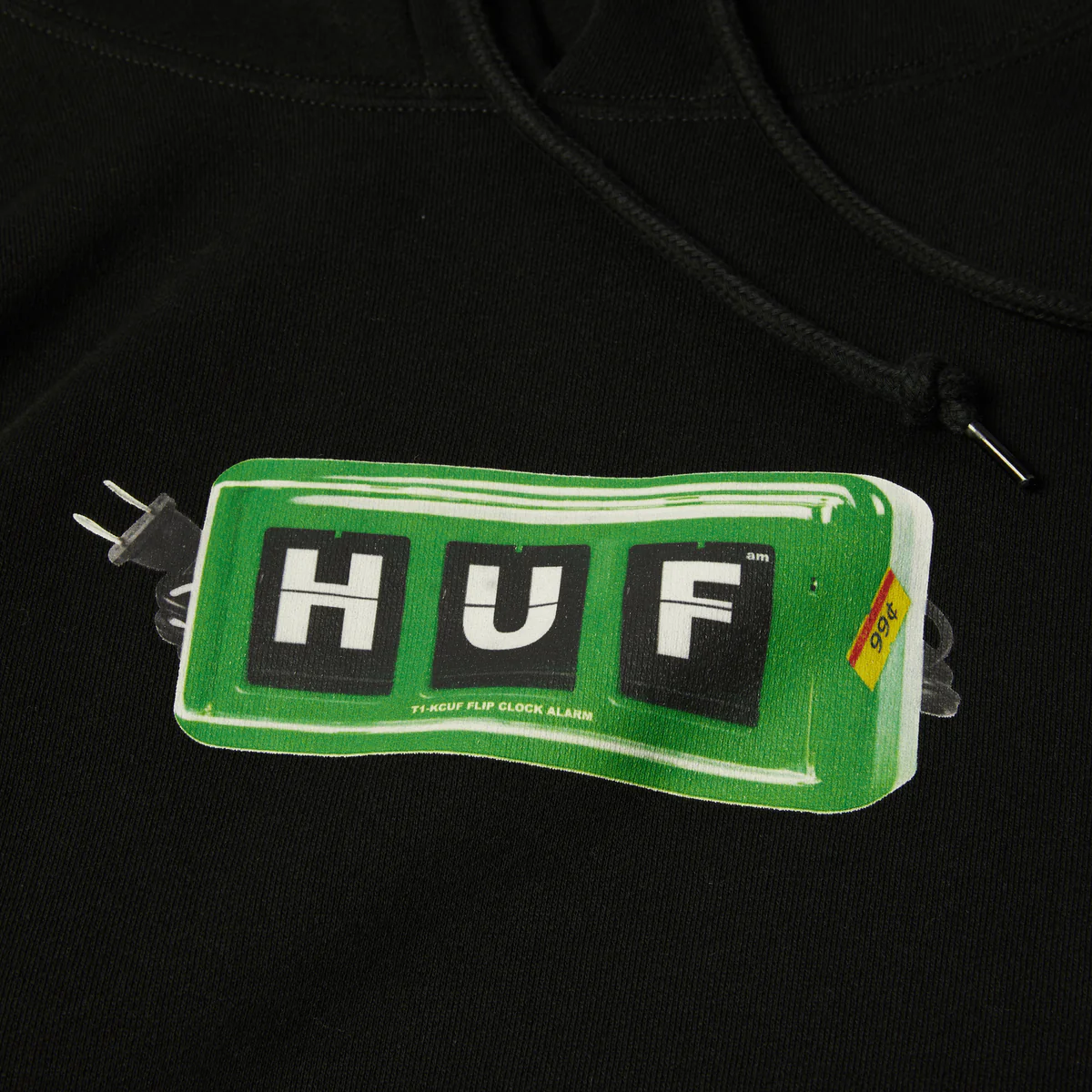 HUF Hoody Countdown Black – Sweat capuche graphique