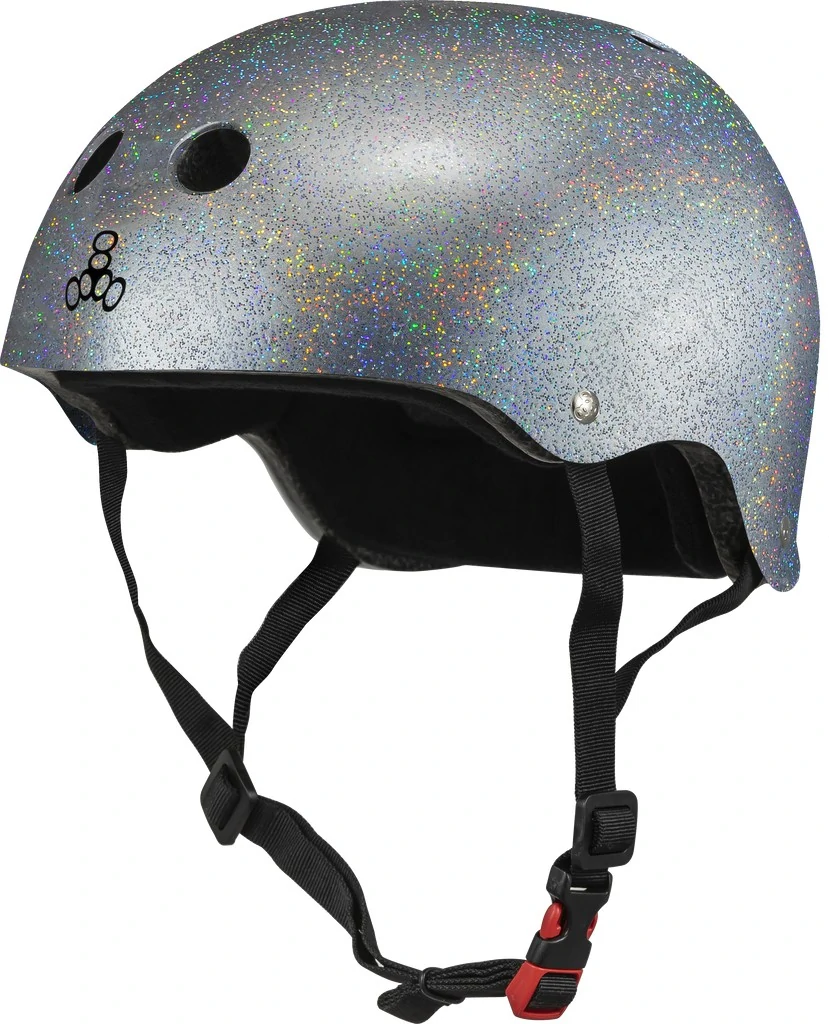 The Certified Sweatsaver Casque - Silver Glitter