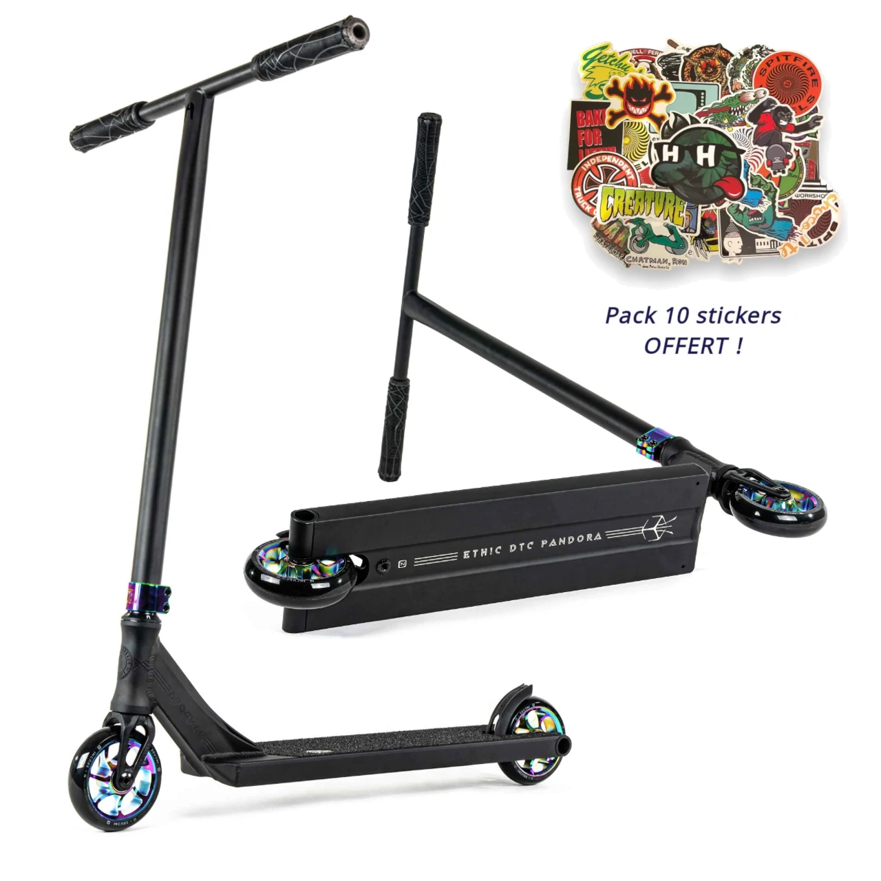 Trottinette Ethic Pandora Neochrome - Livraison Gratuite