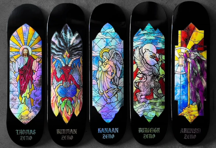 ZERO DECK STAINED GLASS R7 KANAAN 8.375 X 31.9 WB 14.25