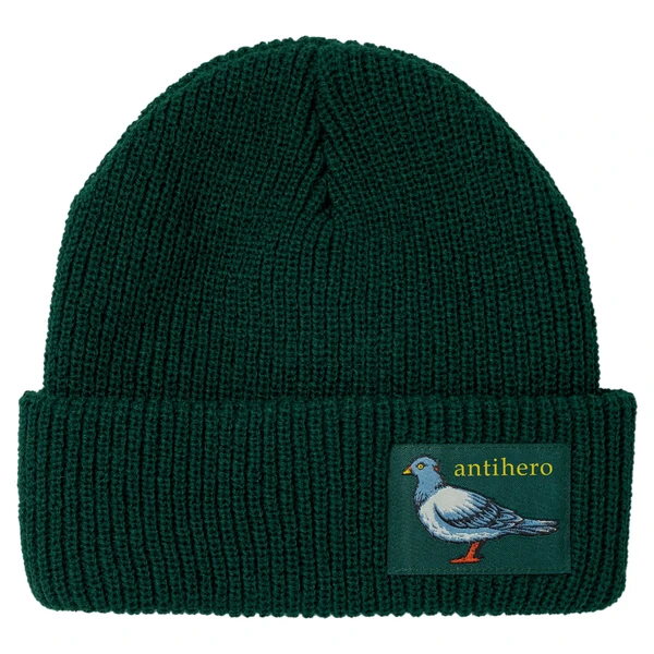 ANTIHERO Beanie Lil Pigeon Green Yellow